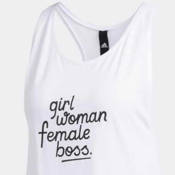 adidas Boss Script Tank Top - Picture 1 of 8